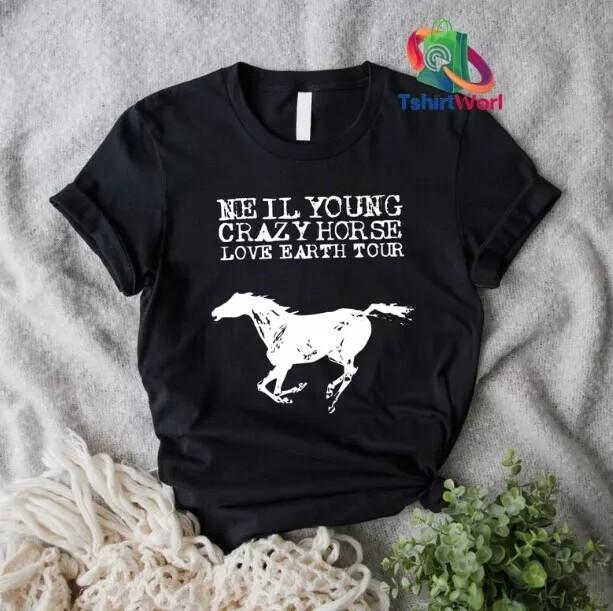 

Neil Young Crazy Horse 2024 Tour Concert Shirt gift fans.. Unisex T-Shirt L
