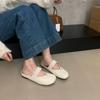 Dongdaemun~ Retro Pig'S Trotters Shoes Women'S Shoes Spring Casual Split-Toed Soft Flat-Bottomed Bag Head Half Slippers