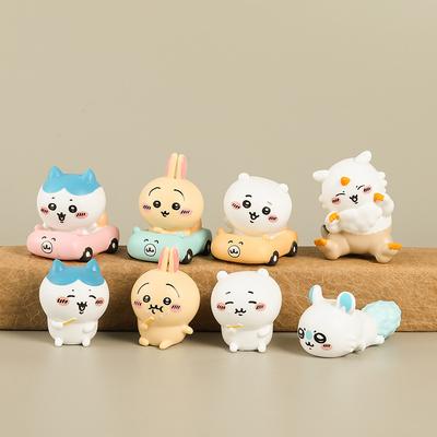 Chiikawa Figurka Hračka Kawaii Hachiware Usagi Panenky Ozdoby Kreslený Roztomilý Sebekritický Medvídek Stolní Dekorace Fanoušci Dětský Dárek