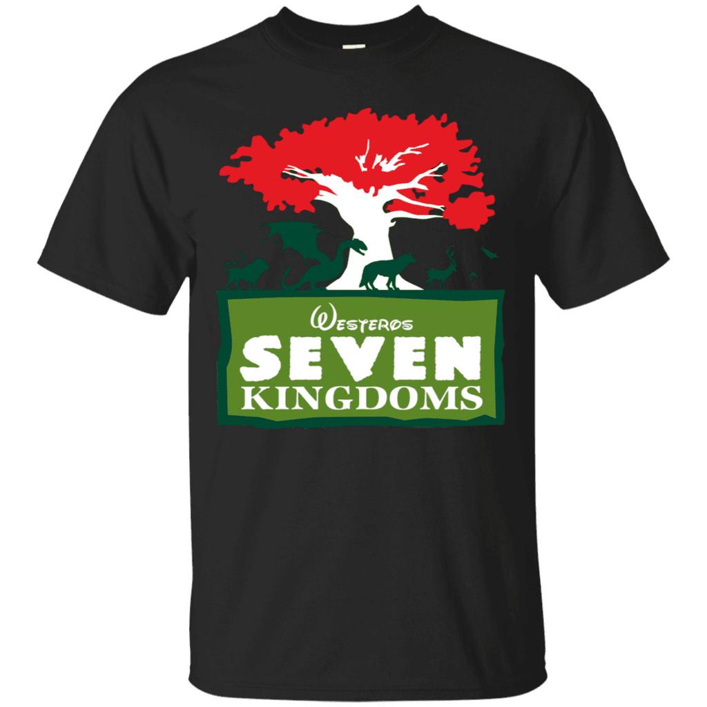 Buy Westeros Seven Kingdoms Game Of Thrones Old Gods Men 'S T Shirts