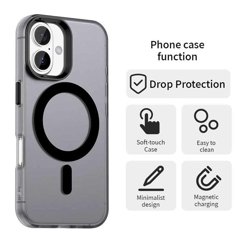 Magnetic For iPhone 17 Case Magsafe Wireless Charging Cover For apple iPhone 17 Air iPhone 17 Pro Max Matte PC Protective Cases