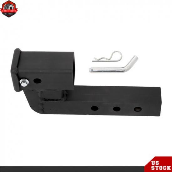 Steel Trailer Hitch Riser For 2 Inch Receivers with 4 Inch Rise / Drop 7500lbs