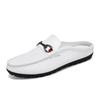 Luxusní značkové pánské boty Letní pohodlné kožené mokasíny Nazouvací řidičské boty pro muže Ležérní obuv Vycházková obuv Mokasíny