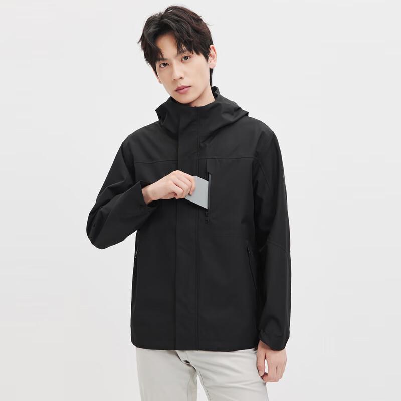 SEPTWOLVES Men's Hooded Windbreaker Jacket