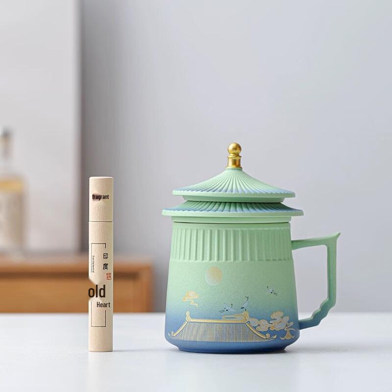 Forbidden City Cultural Ceramic Tea Infuser Mug