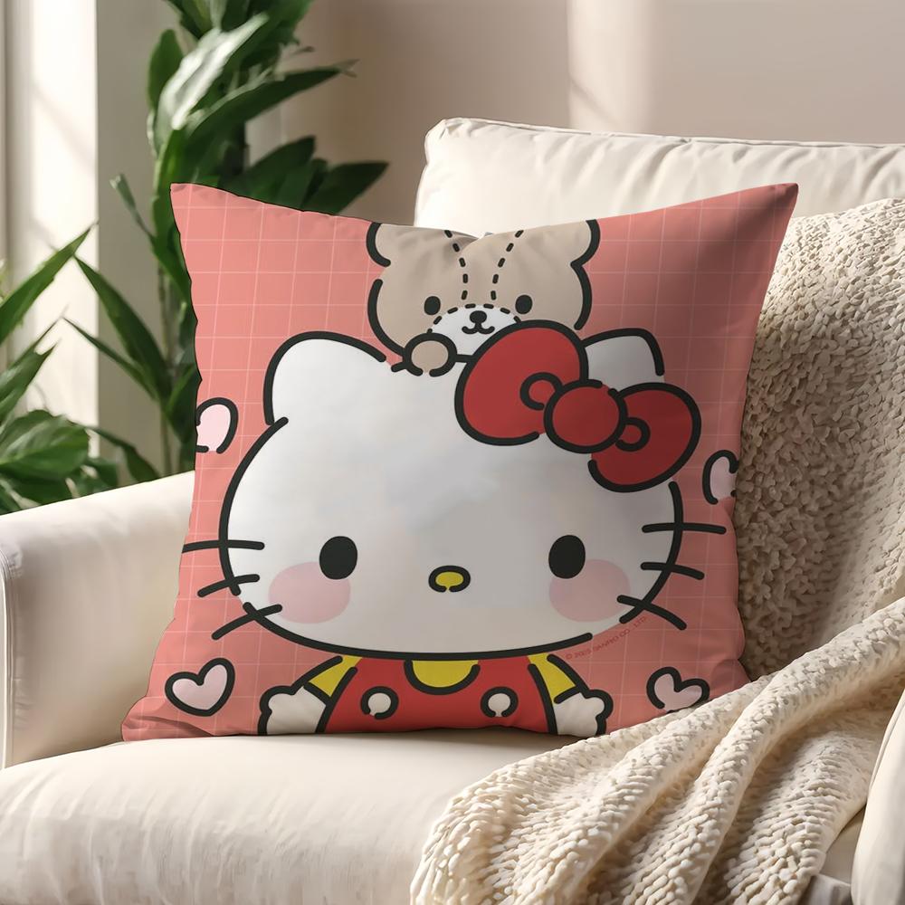 Cute Hello KKitty cushion cover For Pillow Printing Sofa Decoration Home Car Room Coffee Shop Office Nordic Simplicity