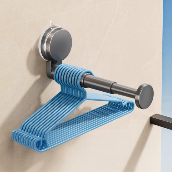 1/2Pcs Retractable Clothes Drying Rack with Suction Cup Strong Load-bearing