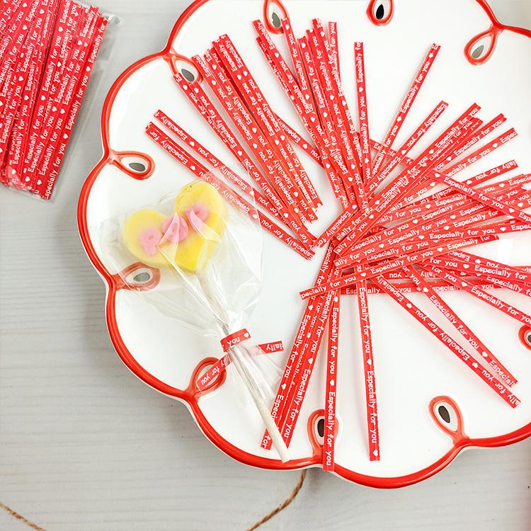 Multicolor Lollipop Tie Wire for Sealing Biscuit and Pastry Bags