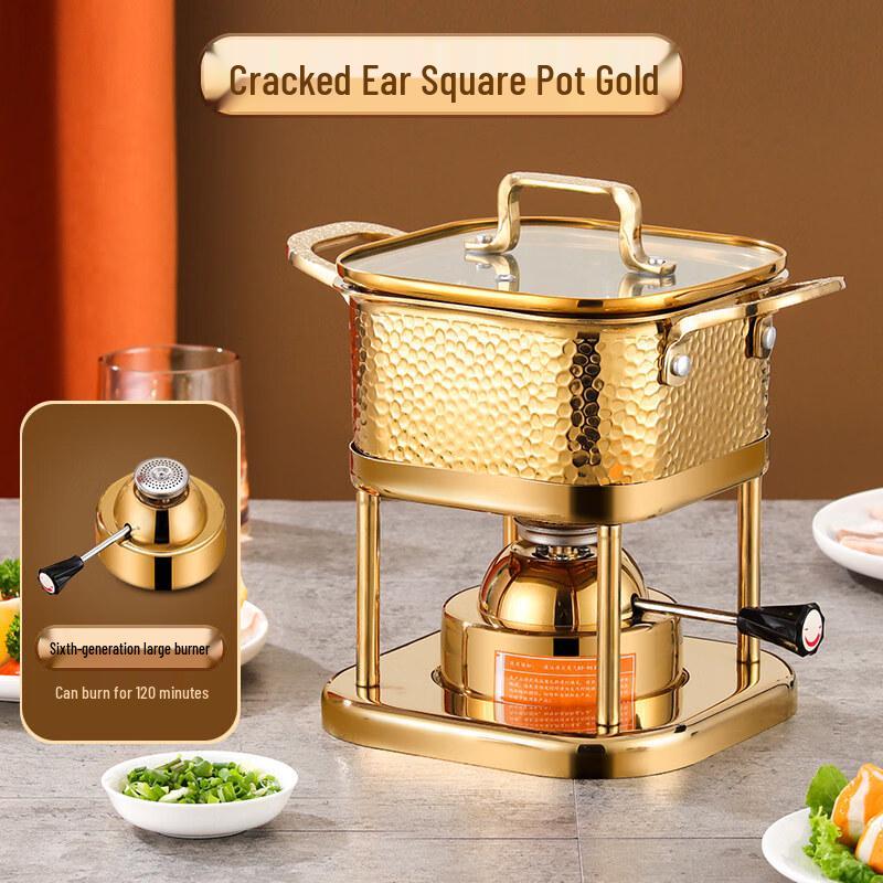 DM 304 Stainless Steel Personal Inflatable Hot Pot