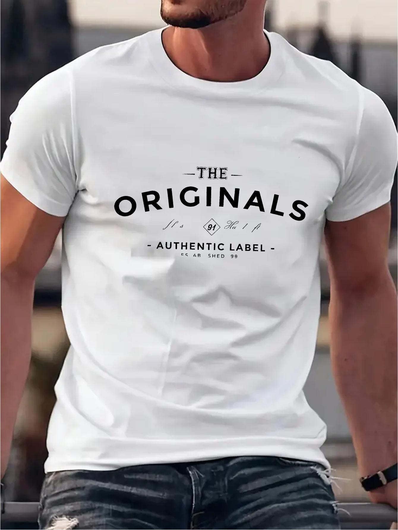 The Originals Graphic T-shirt - Black with White Print L