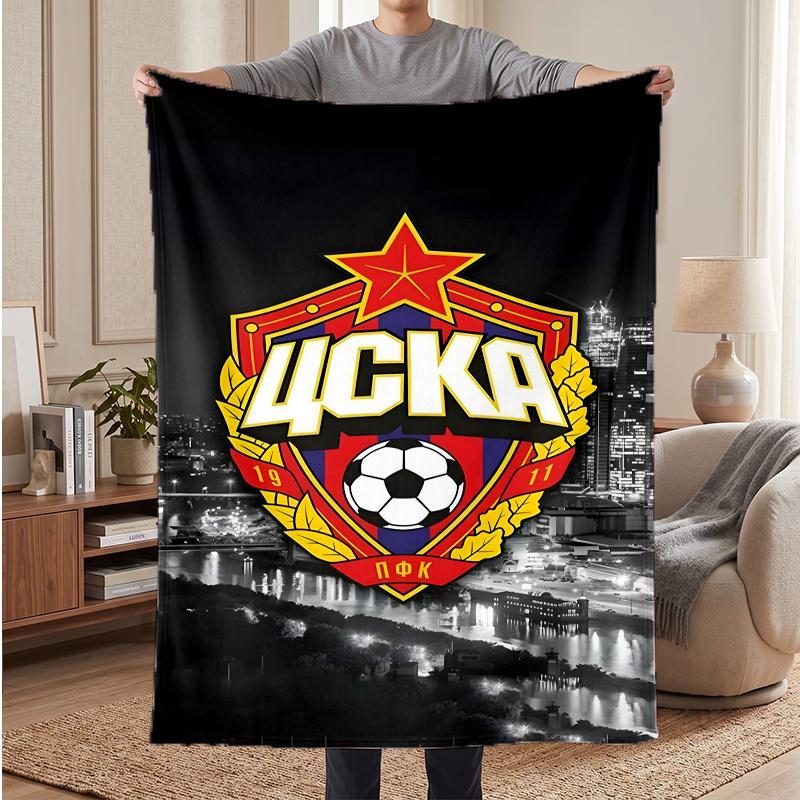CSKA Moscow (23) Soft Warm Flannel Blankets Comfortable Blanket for Home Decoration Gifting