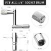 Universal Drum Tuning Key with Screws Multi-fit Drum Adjustment Tool for Drummers Percussionists Live Gig Music Gift