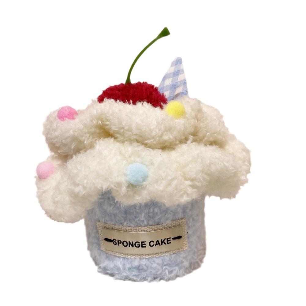 Cupcake Afternoon Tea Dessert Hair Clip Cherry Strawberry Cake Plush Pendant Lolita