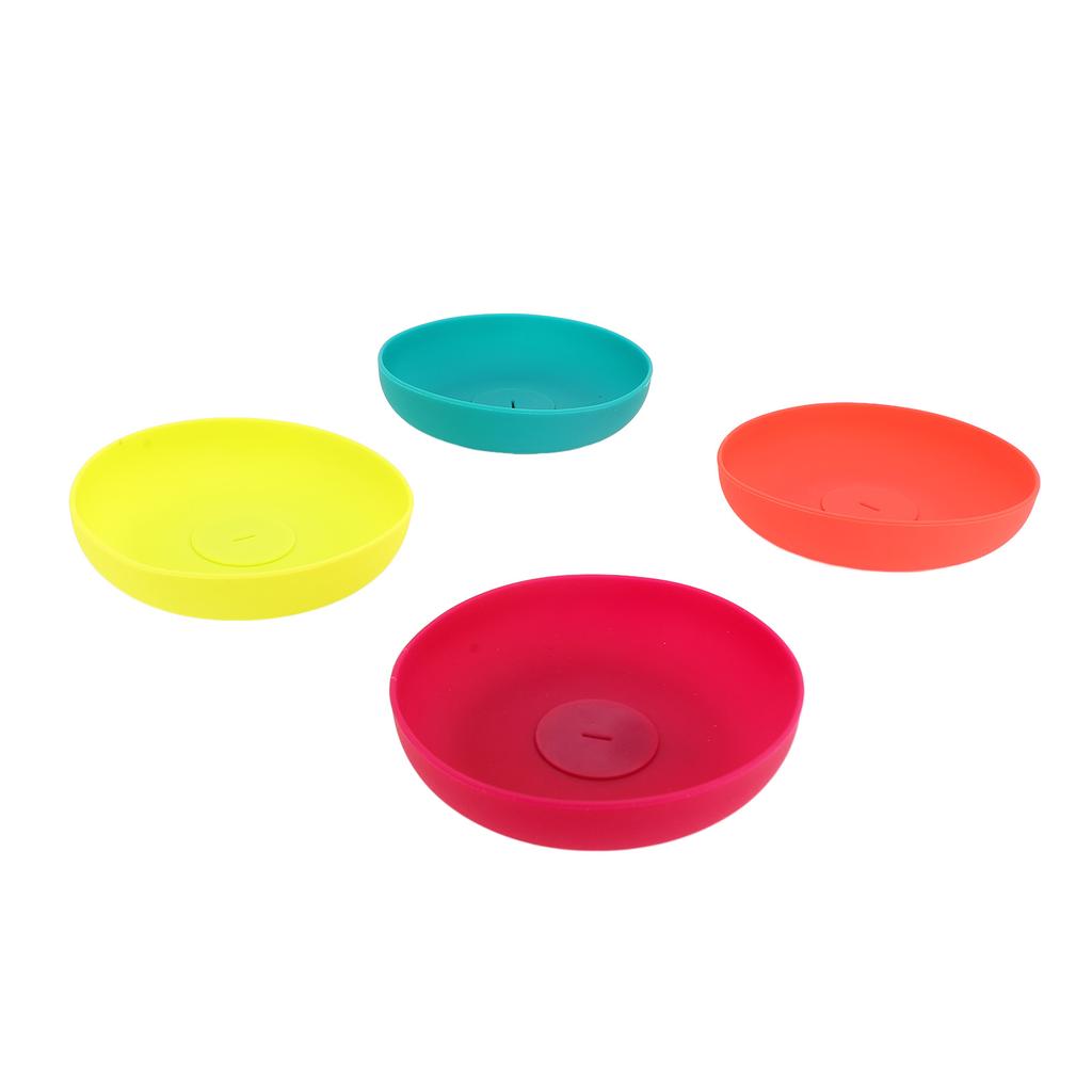 4pcs Silicone Ice Pop Stick Holder for Kids Dishwasher Safe Reusable Less Mess Frozen Treats Holder 