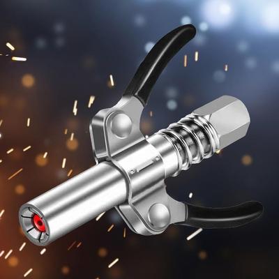 Grease Gun Coupler Mini Manual Grease Pump Head 10000PSI Syringe Lubrication Nozzle Oil Filling Tool Grease Injector Nipple