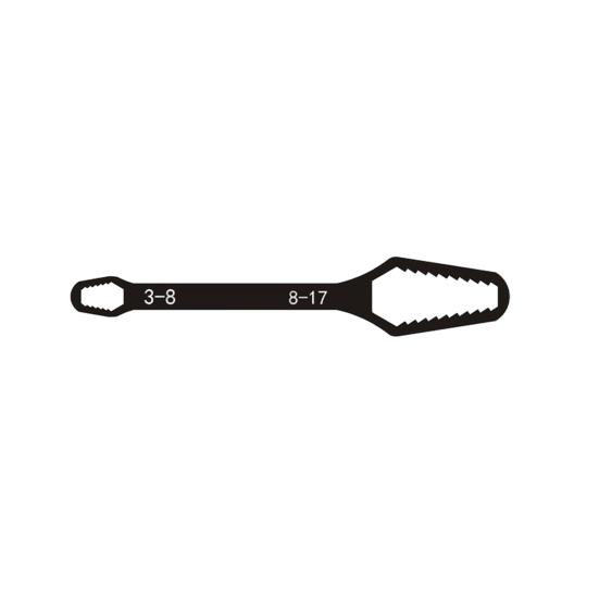 Double Ended Wrench Automotive Bicycle Maintenance Plumbing Wrench 8-22mm Self-Tightening Adjustable Spanner I