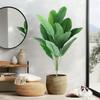 18 Leaves Simulation Plant Palm Tree Faux Greenery Leaves Creative Artificial Plant Leaves  Gift