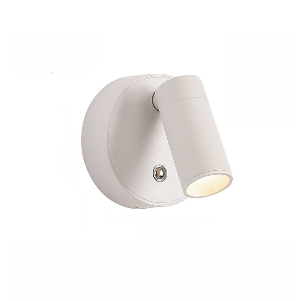 Magnetic LED Wall Light Wall Mounted Wall Lamp Portable Cabinet Spotlight  Bedroom