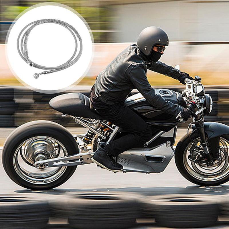 Conducte de frână hidraulice pentru motociclete 110 cm Furtun de ambreiaj Furtun din inox Furtun de frână de schimb Conductă de ambreiaj Accesorii pentru motociclete