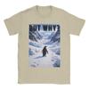 Funny Nihilist Penguin But Why Arctic Snow Meme TShirts Men Crewneck Cotton T Shirts  Short Sleeve Tee Shirt Graphic Clothing
