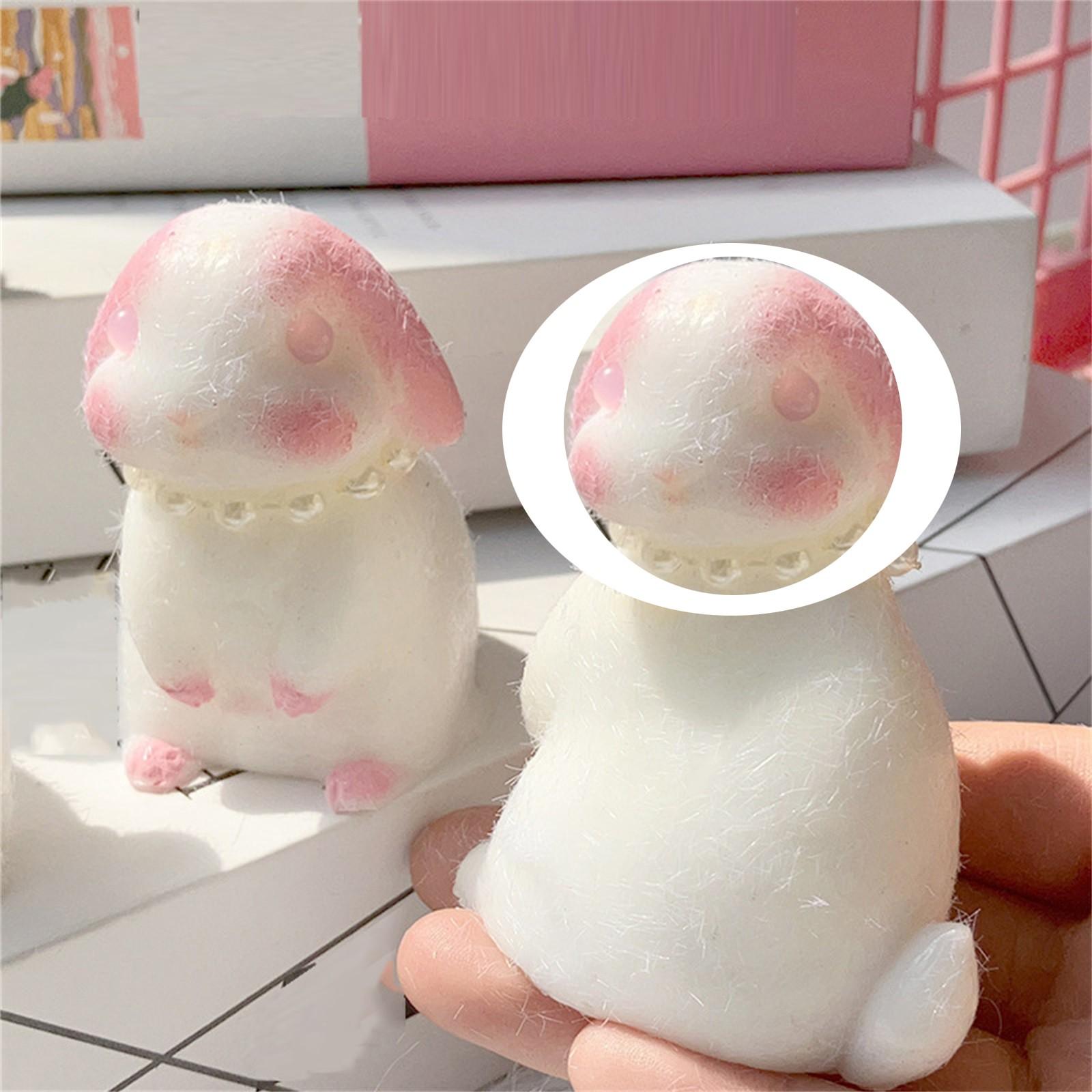 

Силиконовая игрушка ручной работы Taba Ultra Soft Toys для детей и взрослых ( Кролик ) One Size розовый