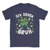 Funny   Meme  Six Seven Bruh St Patricks DayTShirt Summer Cotton T Shirts Unisex Fashion  Tshirt Short Sleeves
