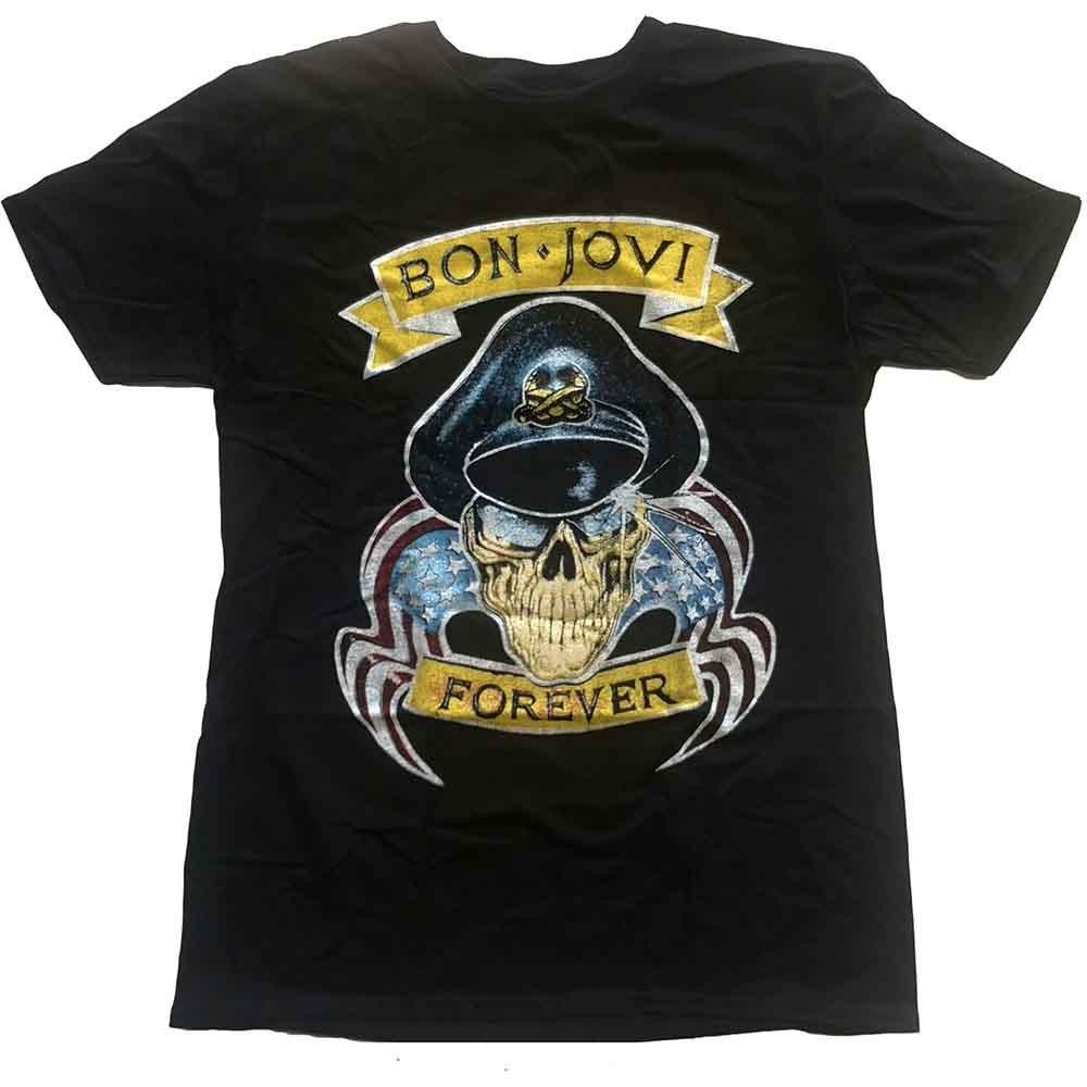 Bon Jovi Forever Licensed TShirt Men#039;s Unisex T-Shirt M
