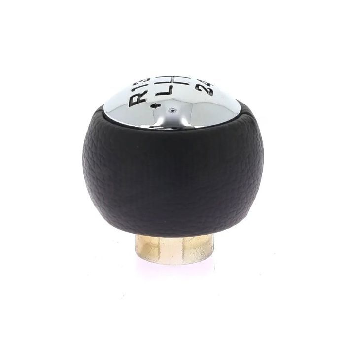 Chromovaná a černá hlavice řadicí páky Peugeot, Citroën, DS, Fiat a Opel – Manuální převodovka – OEM 2403S6 a 2403V1