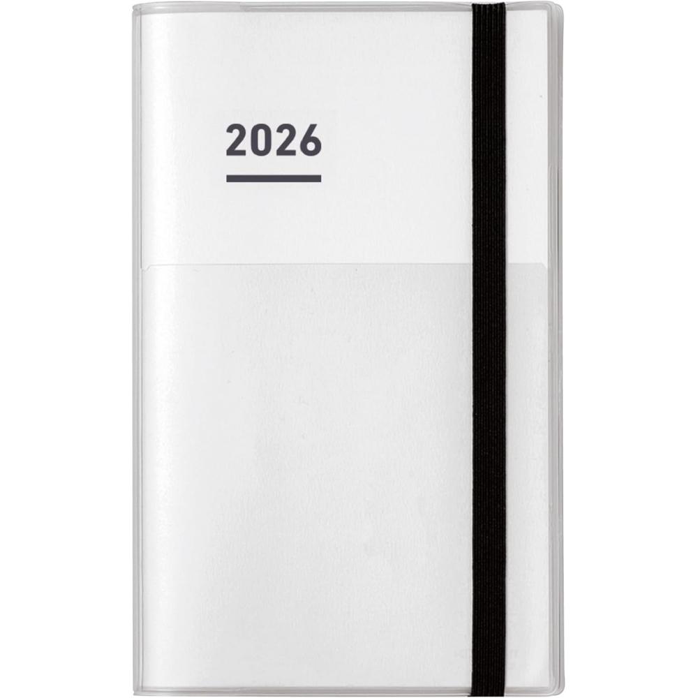 Kokuyo 2026 Monthly Weekly A5 Slim White Diary First Kit