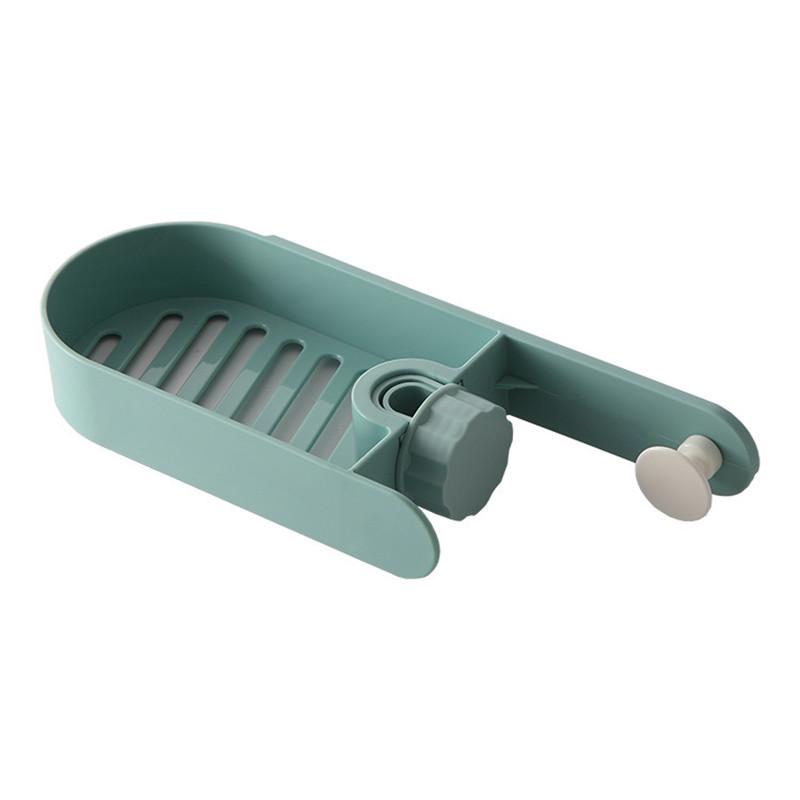 Nail-free Multifunction Faucet Rack Shelf Rag Sponge Brush Drain Sink Storage Shelf Home Kitchen Household Organizer Accessorie