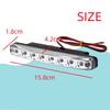 2pcs 8 LED Daytime Running Lights LED Light Strip Car Driving DRL Fog Lamp Light Super White 12V