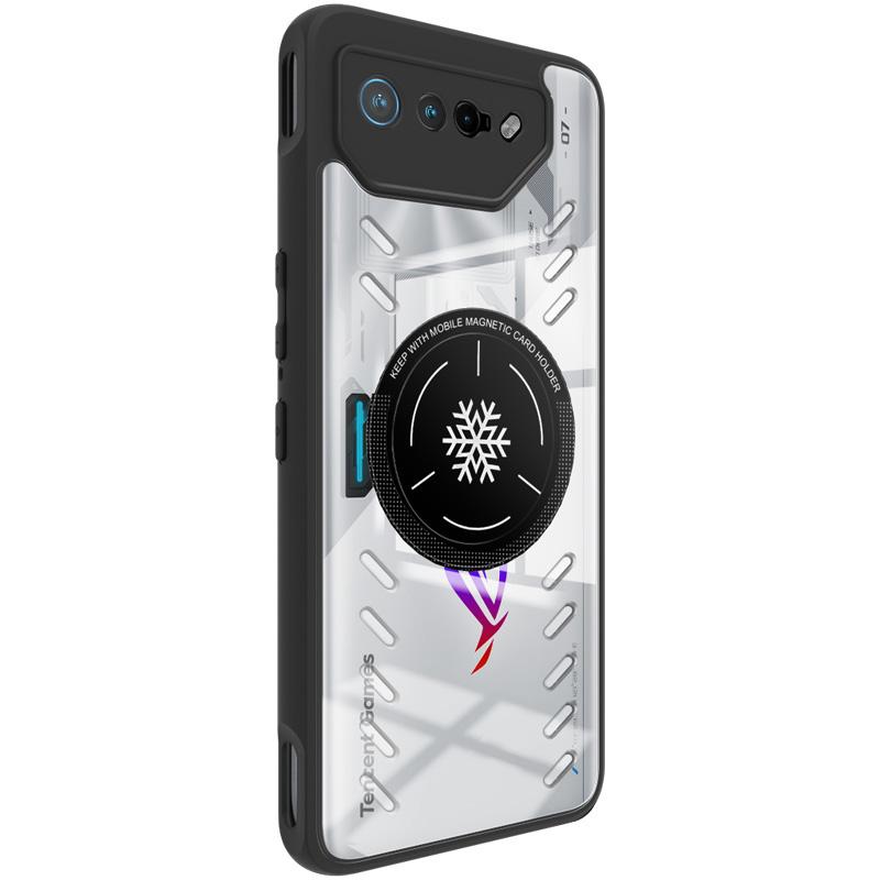Serie IMAK UX-9A para Asus ROG Phone 7 5G/Phone 7 Ultimate 5G/Phone 7 Pro Funda Carcasa de Teléfono Transparente PC+TPU Disipación de Calor