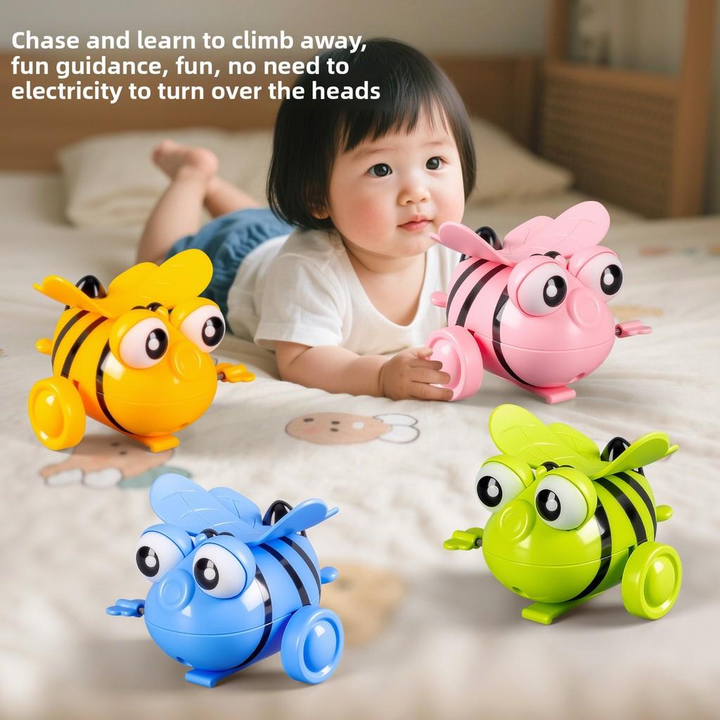 Rolling Mechanical Bee Baby Toy For Early Motor Skills And Cognitive Development