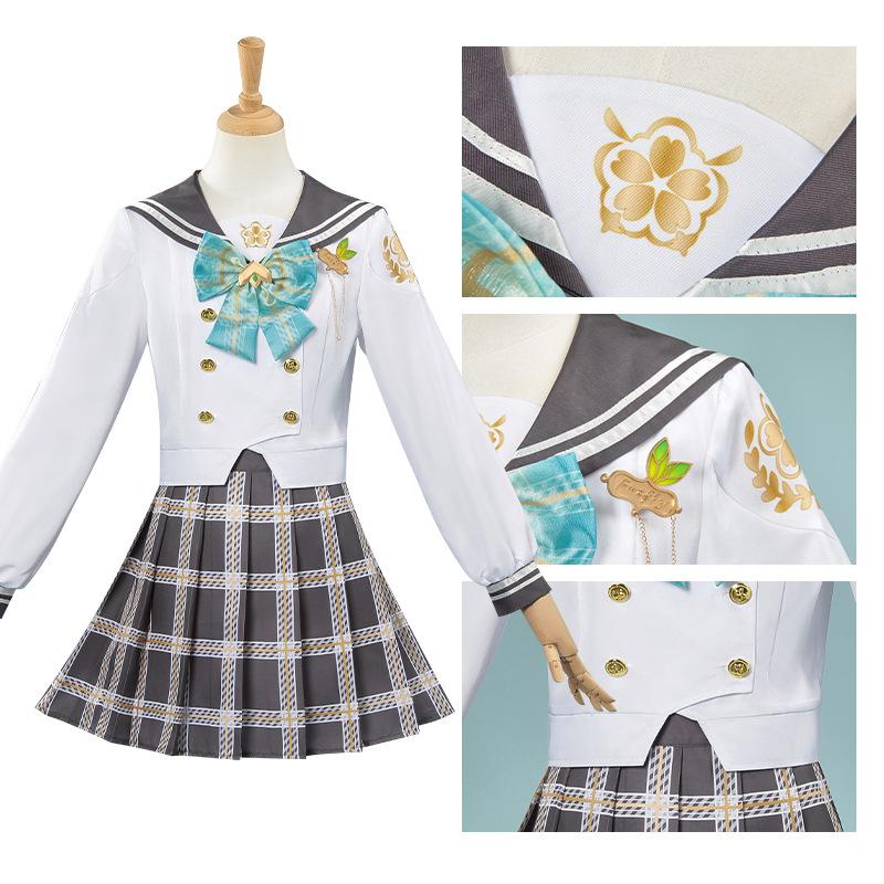 Honkai: Star Rail Firefly JK School Uniform Spring Day Gift Cosplay Costume - Anime 2D Cosplay Full Set Outfit