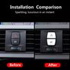 1 Set Of Car Warning Light Button Cover Trims For Bmw