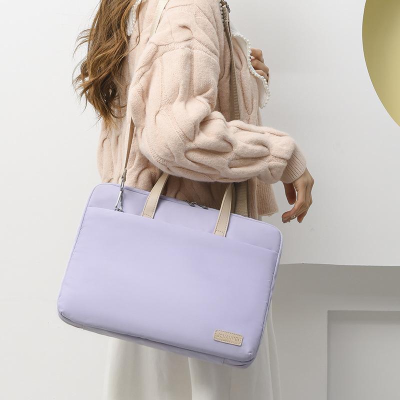 Laptoptasche mit großer Kapazität Umhängetasche für Männer und Frauen Handschrift Aktentasche