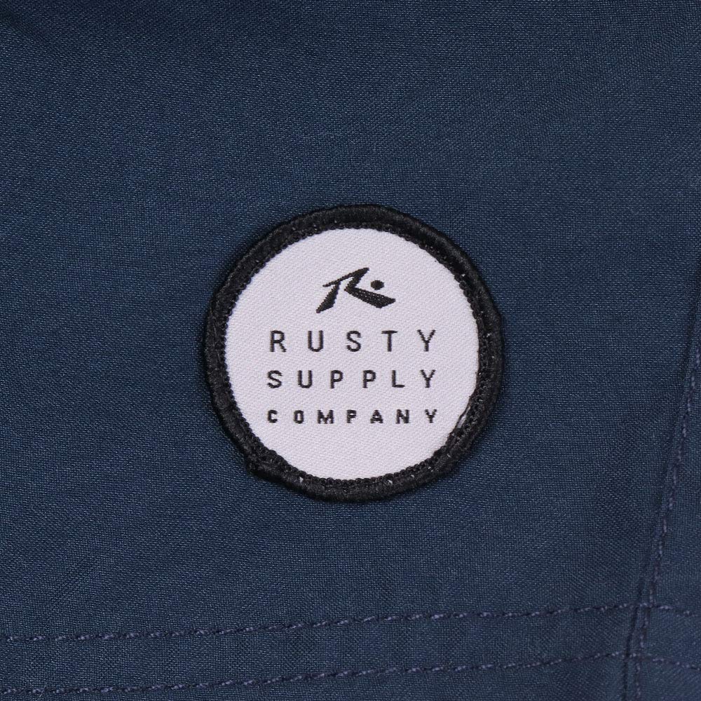 Rusty Board Simple for Marine Sports and Size Size L Women's Shorts, Design, Leisure, 938400, Navy,