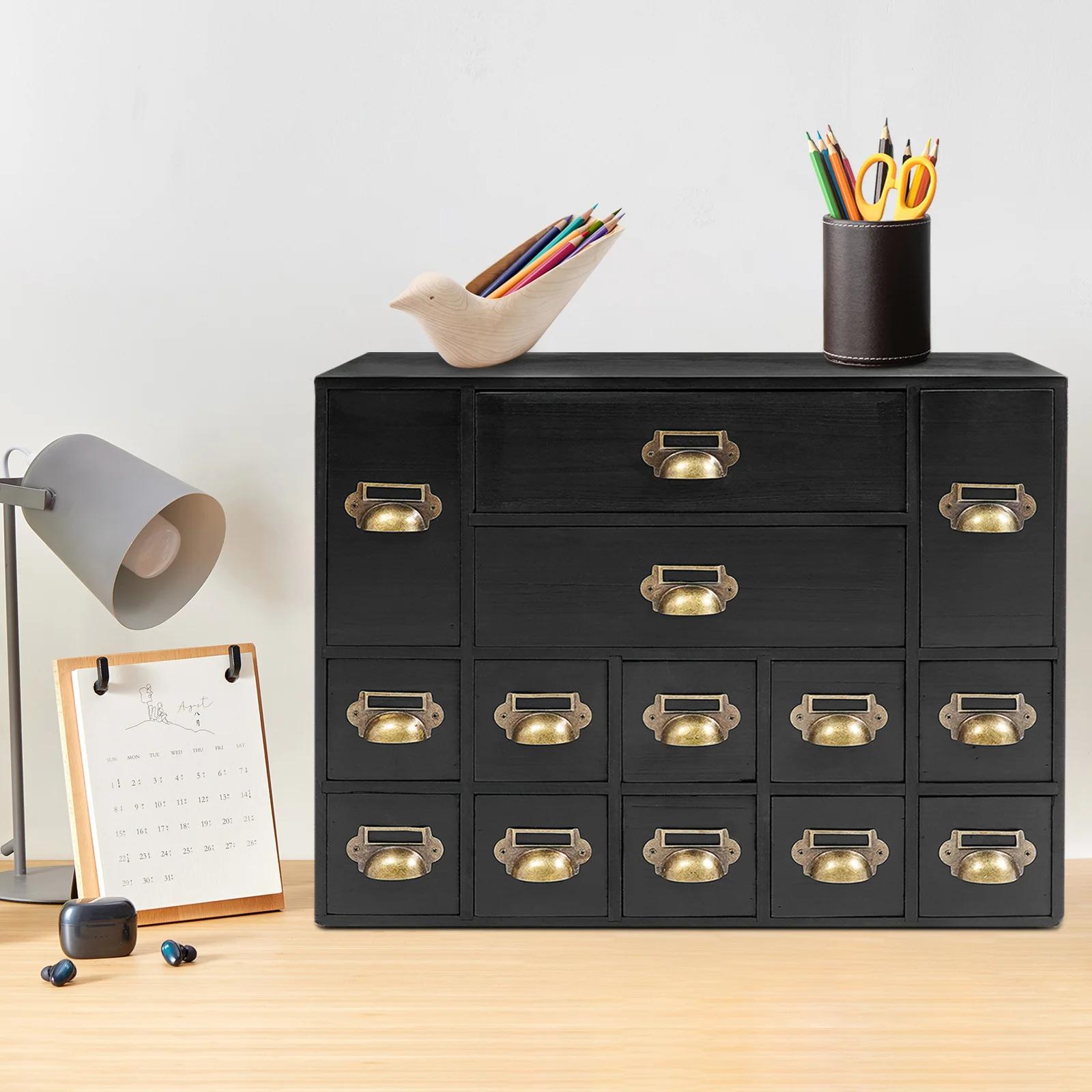 

14 slot drawer storage box - black, , , , Iron, Black United States