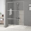Silver Shower Wall 140x195 Cm Transparent ESG Glass