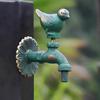 Rubinetto da Giardino Retrò Ottone Antico Scuola Materna Montaggio a Parete Animale Rubinetto Acqua Fredda Rubinetto per Lavabo