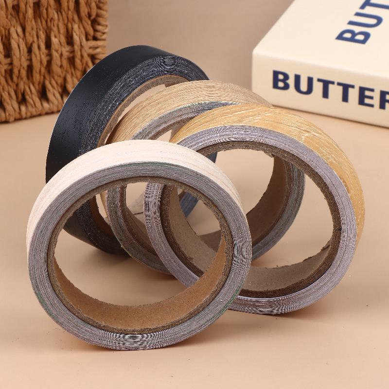 10M x 2cm Vorgeklebte Kantenband PVC Kantenband für Holz Küche Schrank Möbel Tisch Schreibtisch Plattenkantenband Kantenanleimer Glänzend