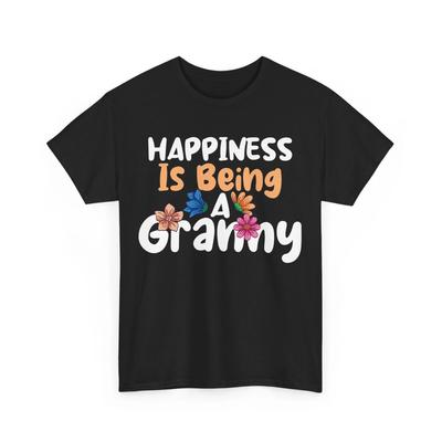 Grandmother Shirt, Happiness Is Being A Granny Grandma Mother's Day Cute Shirt