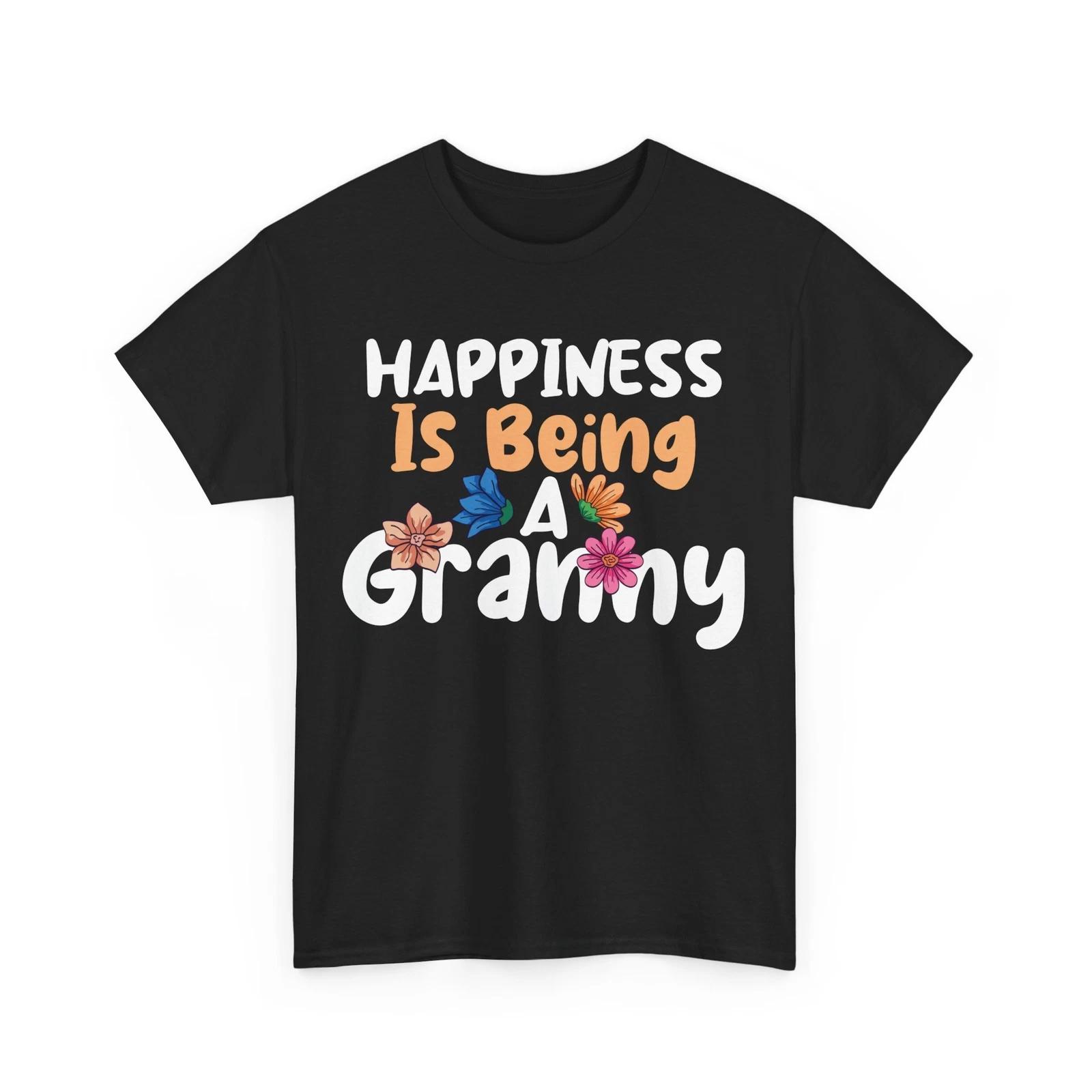 

Grandmother Shirt, Happiness Is Being A Granny Grandma Mother s Day Cute Shirt 4XL