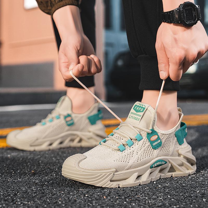 Fashion Men Shoes Summer 2025 New Breathable Mesh Hollow Tennis Shoes Man Running Sneakers Casual Sports Walking Shoes Tenis Masculino