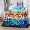 1pc, "Home Decor Mermaid Blanket Perfect for Sofa, Bedroom, Living Room, Travel, Camping