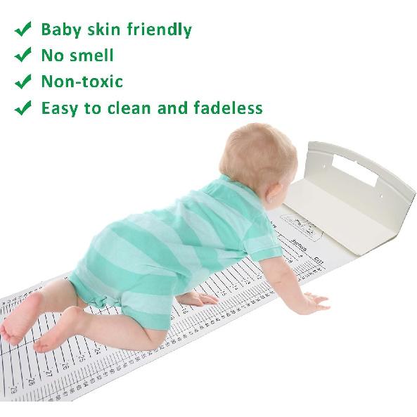 Baby Height Measuring Mat & Growth Chart - Infantometer Height Ruler for Newborns, Toddlers & Infants - Pediatrician Recommended Growth Chart for