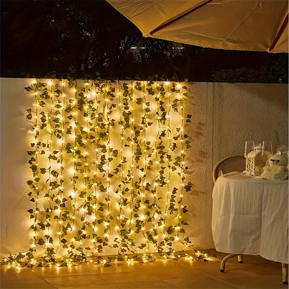 

Solar Vine String Light 50/100 LEDs Solar String Lights Waterproof Outdoor Lamp Ivy Fairy Lights for Outside Wedding Fence Decor 700cm 50 leds