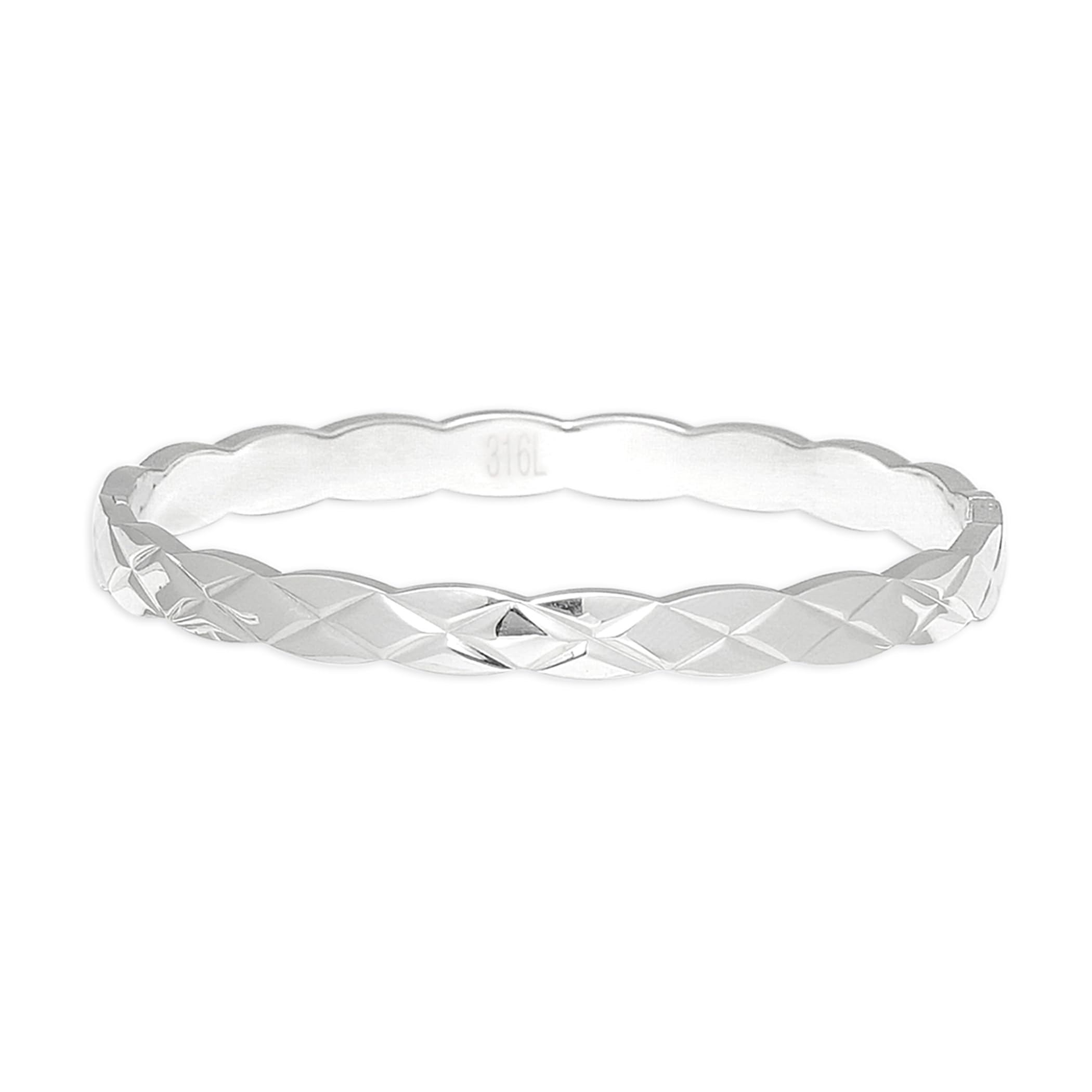 

Official Bangle Fine Steel Stainless Steel Hypoallergenic [Bloom] Women s (Surgical 316L) 0581-0088-0019-0000