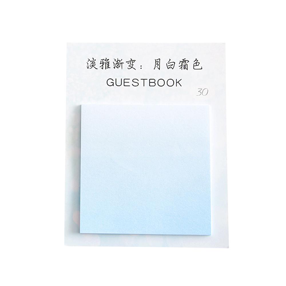 Gradient Color Series Self-Adhesive Memo Pad Sticky Notes Bookmark School