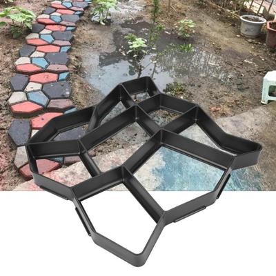 DIY Příjezdová cesta Dlažba Forma Dlažba Kámen Beton Nášlapný Pathmate Forma Finish Dekor pro domácí zahradu Dekorace pro trávník Cesty Dlažba Procházka Domů